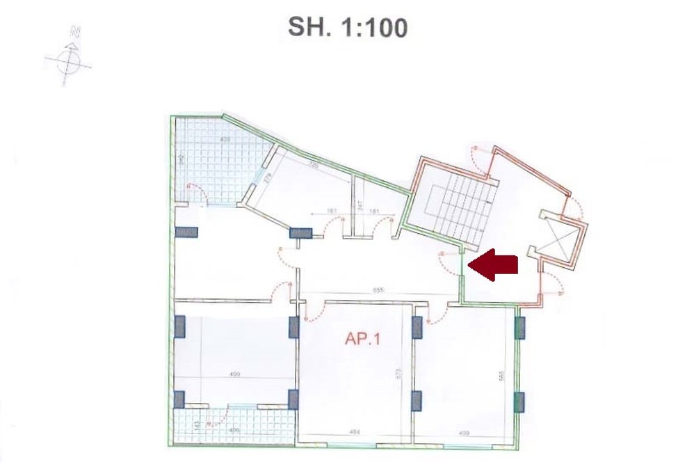 Tirane For Rent Office 3+1 Office in the center of Tirana, 2 minutes far from Scanderbeg Square Office klinike dentare qender masazhi Noter zyre avokati