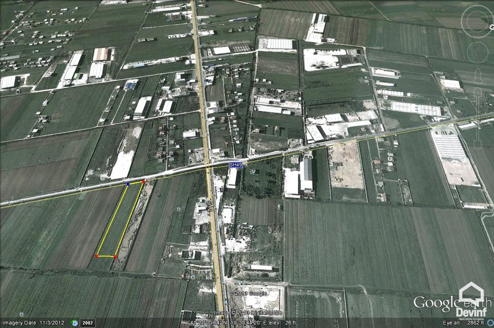 Durres For Sale Land Near the Tirana-Durres highway, only 5 Km far from the Durres town Industrial Land