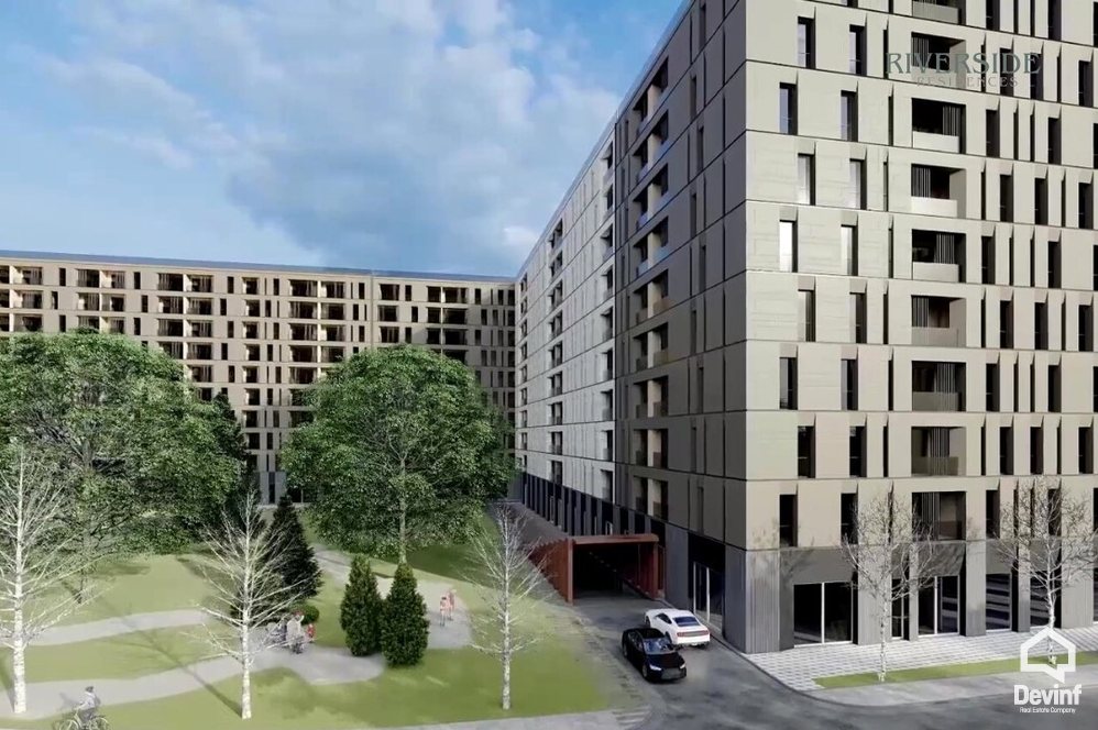 Tirane Shitje Apartament 1+1+A Rruga Javer Malo, Riverside Residence apartament kompleks rezidencial