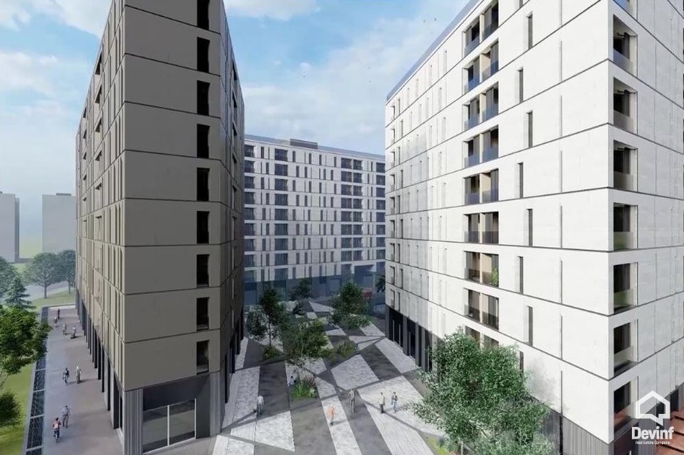 Tirane Shitje Apartament 1+1+A Rruga Javer Malo, Riverside Residence apartament kompleks rezidencial