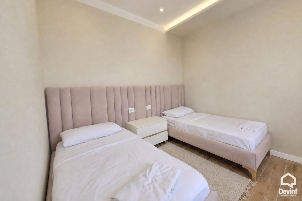 Durres Shitje Apartament 2+1 San Pietro Resort & Residences, Gjiri i Lalezit apartament bregdet kompleks rezidencial Booking/AirBnB