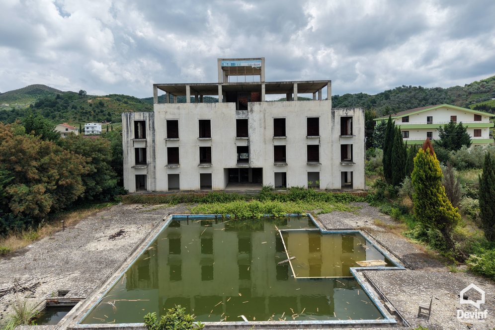 Tirane For Sale Multifunctional Building Vore-Marikaj secondary road Warehouse show room restorant Hotel azil resort qender logjistike Klinikë Reabilitimi