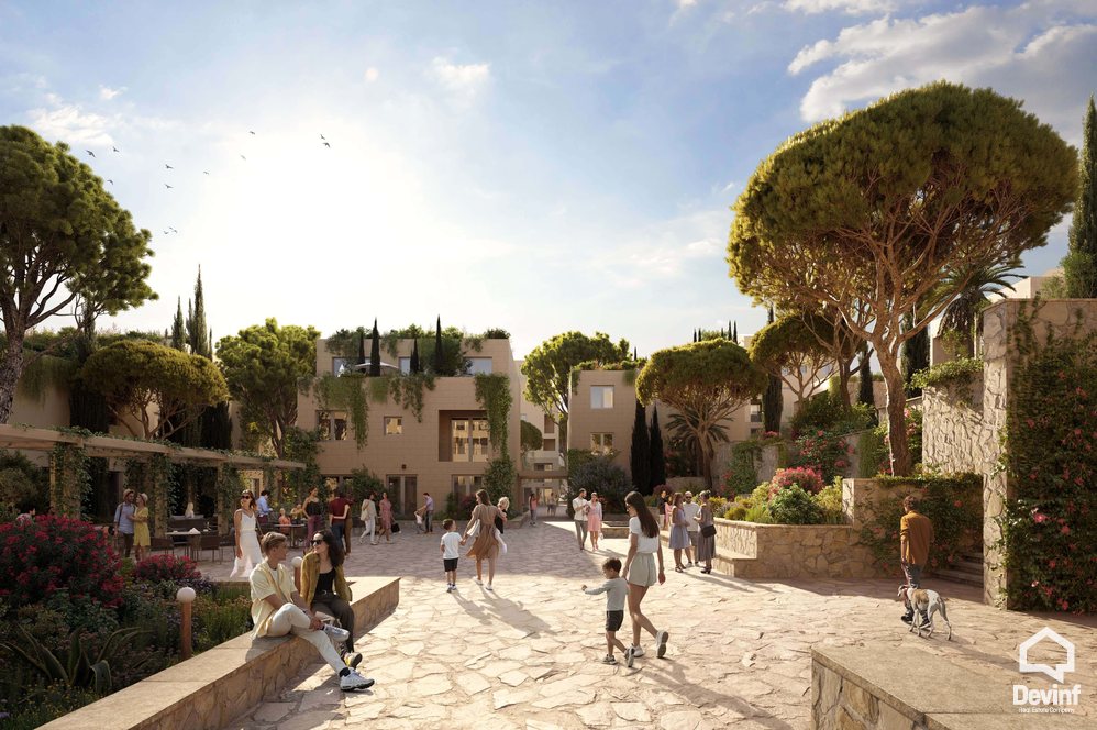 Vlore For Sale Apartment 2+1 Village Square, Drymades Apartment bregdet Residential Complex investim
