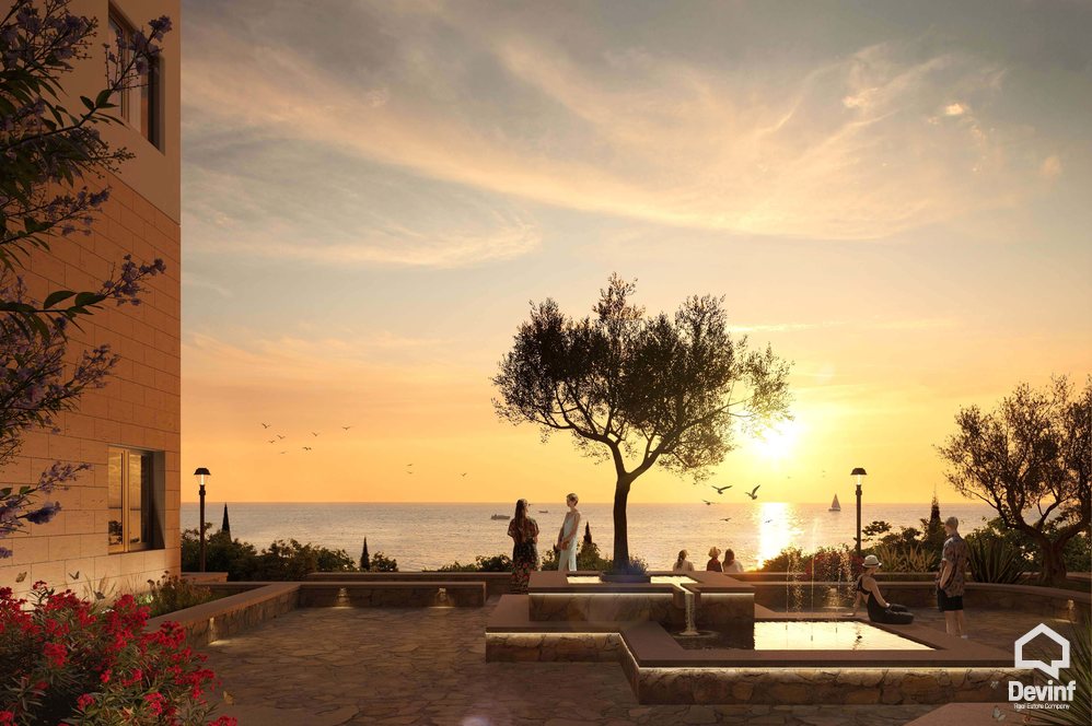 Vlore For Sale Apartment 2+1 Village Square, Drymades Apartment bregdet Residential Complex investim