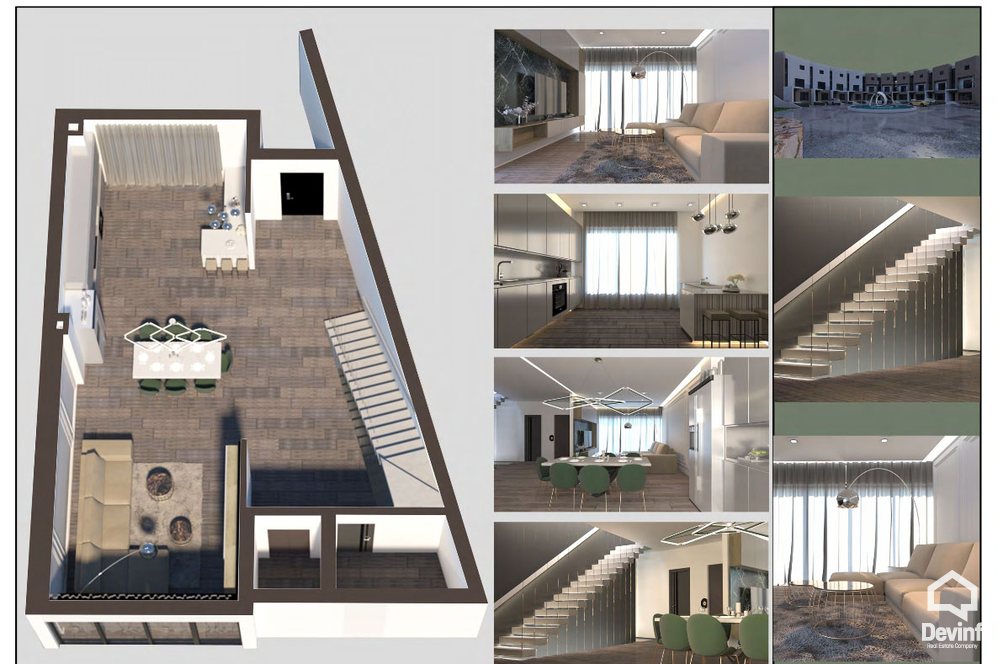Tirane For Sale Villa 3+1 Villa for rent in the area of Mjull-Bathore, Farke Villa Residential Complex
