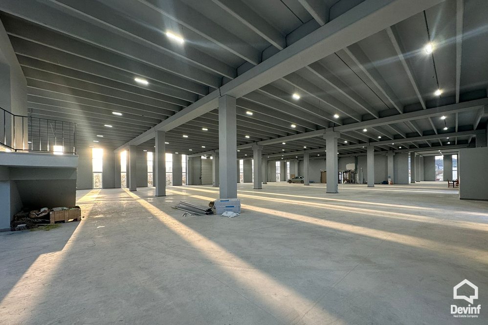 Tirane For Rent Multifunctional Building Premium Industrial Building on the Tirana – Durrës Highway Office Warehouse Fabrication fasoneri show room