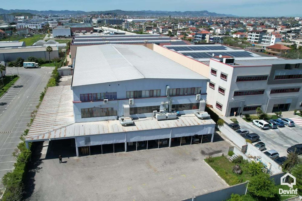 Tirane Qera Magazine  Objekt industrial prodhimi ne Autostraden Tirane-Vore magazine ndertese multifunksionale prodhim