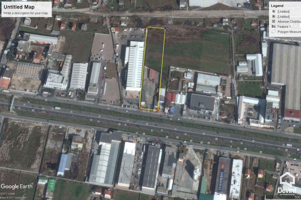 Tirane Shitje Toke  Autostrada Tirane Durres Toke Industriale