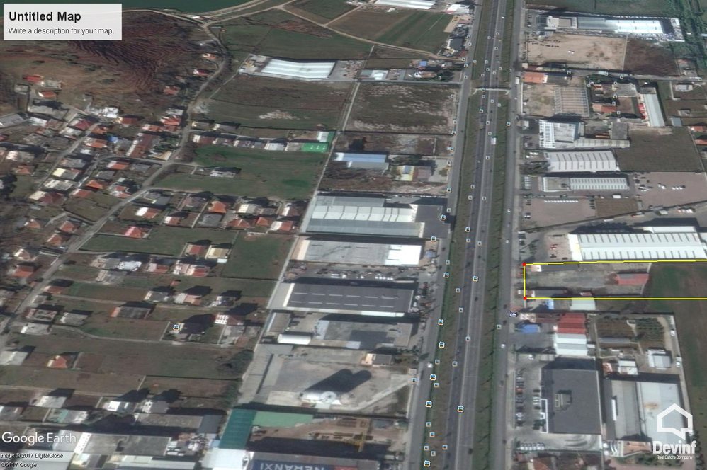 Tirane Shitje Toke  Autostrada Tirane Durres Toke Industriale