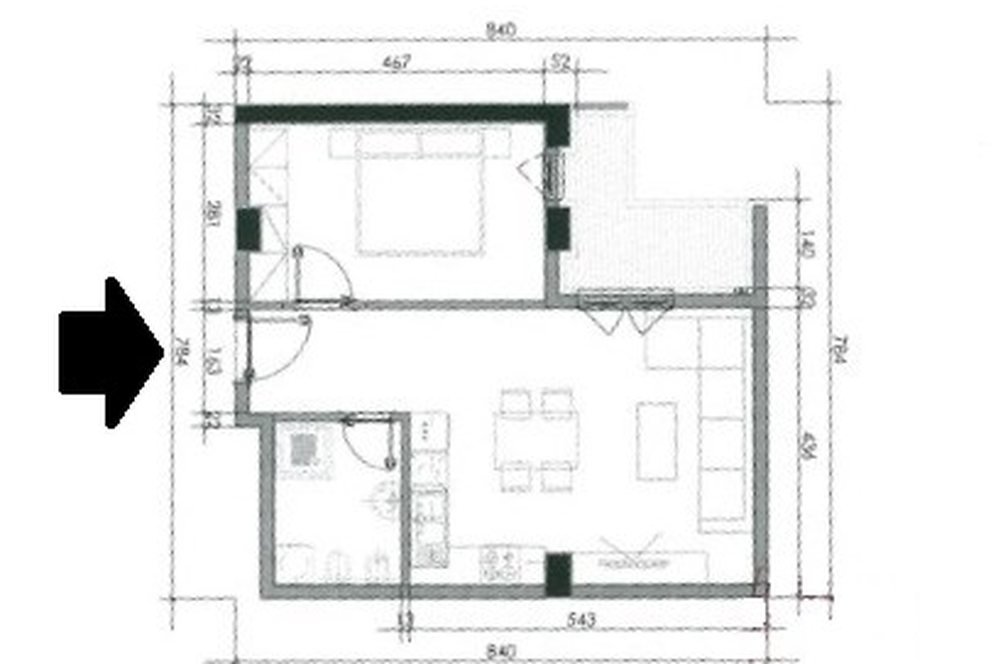 Tirane Qera Apartament 1+1 Apartament tek Kompleksi Magnet apartament kompleks rezidencial