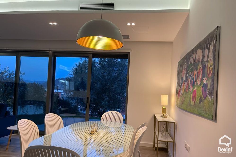 Tirane For Rent Villa 3+1 House in a residential compound in Petrela District, positioned close to Tirana East Gate Villa Residential Complex
