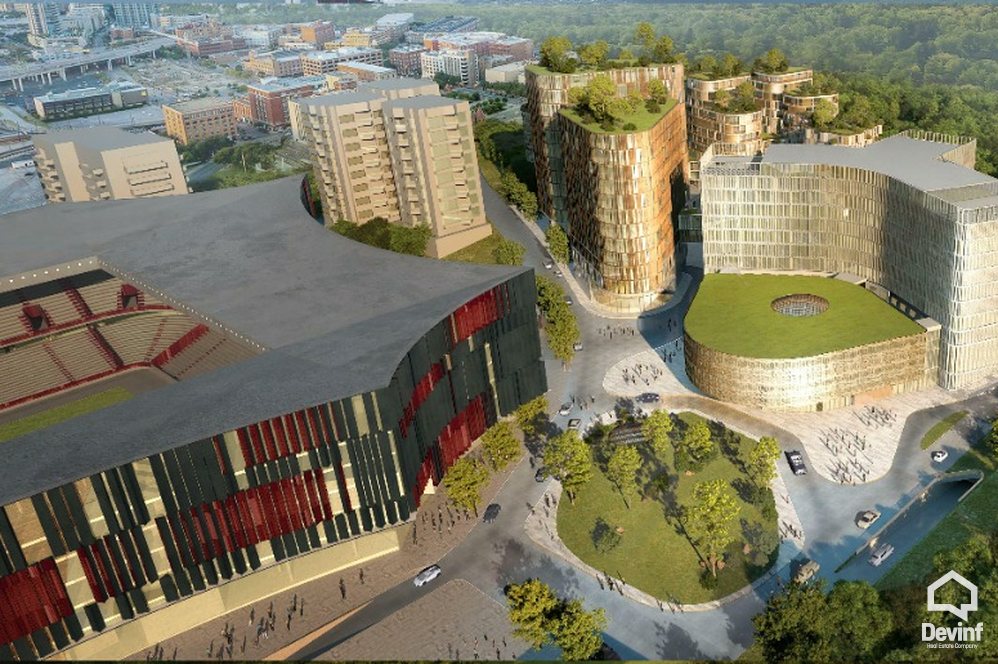 Tirane For Sale Office  Urban Limit Residence, near National Air Albania stadium Residential Complex Business Center