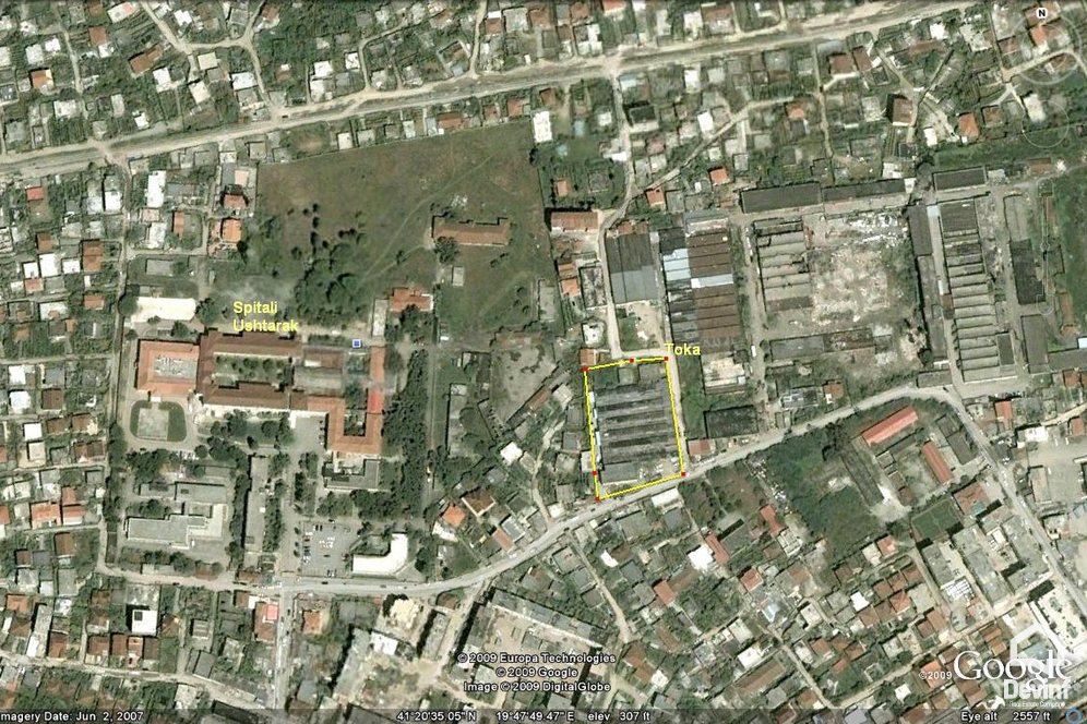 Ne Shitje Toke  Toka ndodhet tek rruga Don Bosko. Tirane