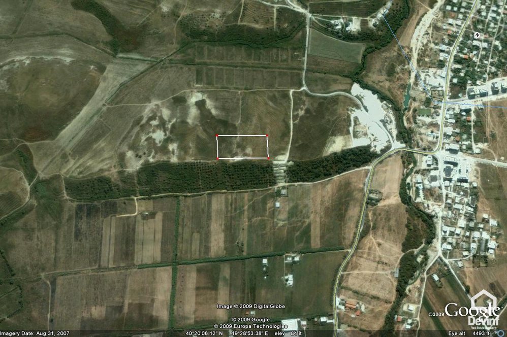 Vlore For Sale Land  Located in Radhima beach, Vlora. Coast Land