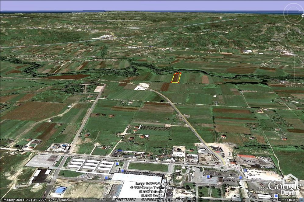 Tirane For Sale Land  The plot is located in the secondary road to the Mother Theresa Aerport. Industrial Land