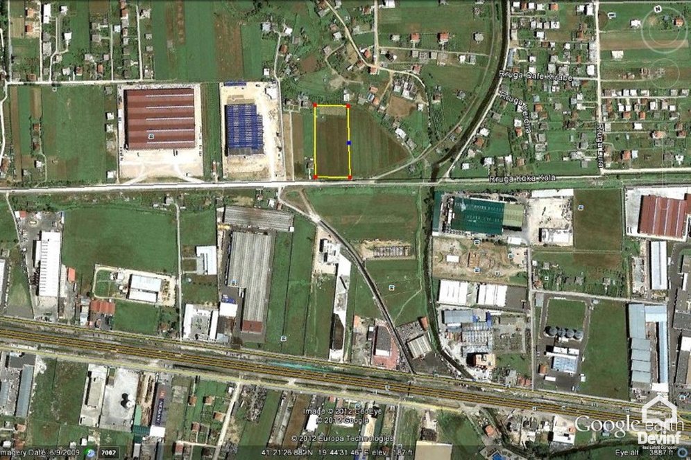 Tirane Shitje Toke  Toka ndodhet ne Autostraden Tirane-Durres, ne brez te dyte toke industriale