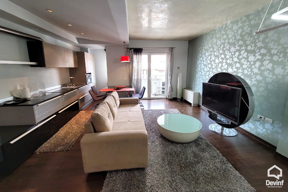 Me Qera Apartament 2+1+A Apartamenti ndodhet ne zonen e Radio Televizionit Shqiptar Tirane