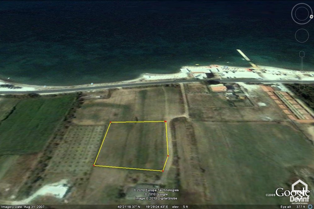 Vlore For Sale Land  This property is located in Radhima, Vlora. Building Plot Coast Land