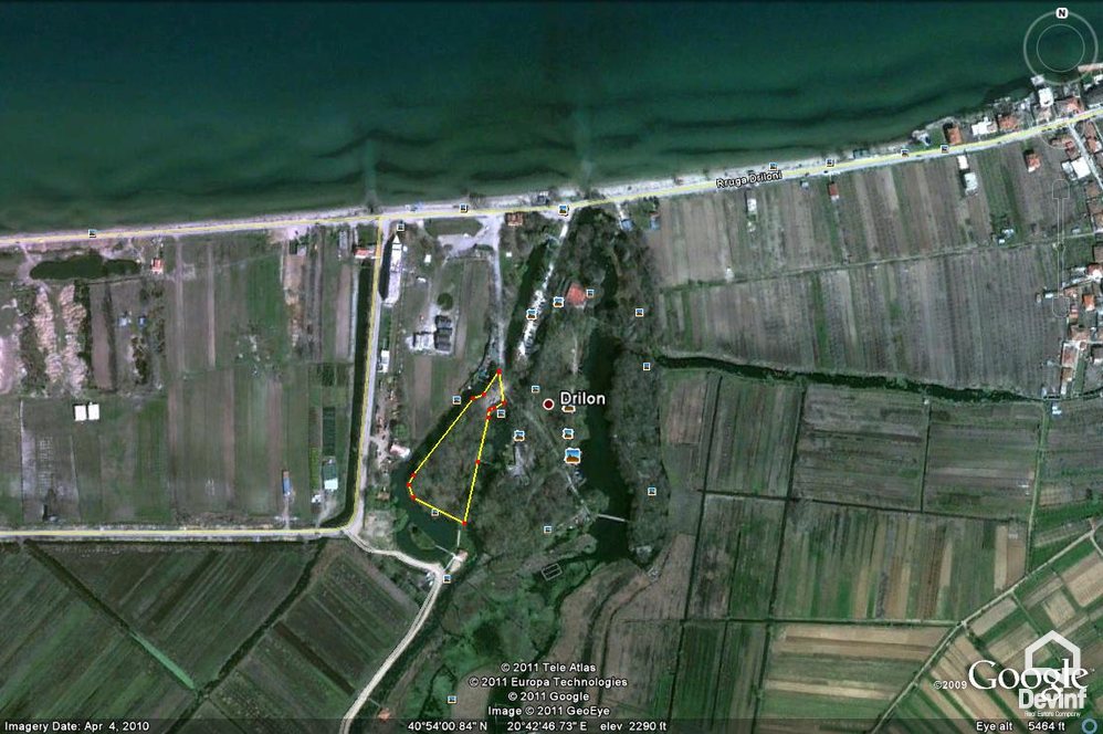 Pogradec For Sale Land  The land is located near Drilon, in Pogradec. Coast Land