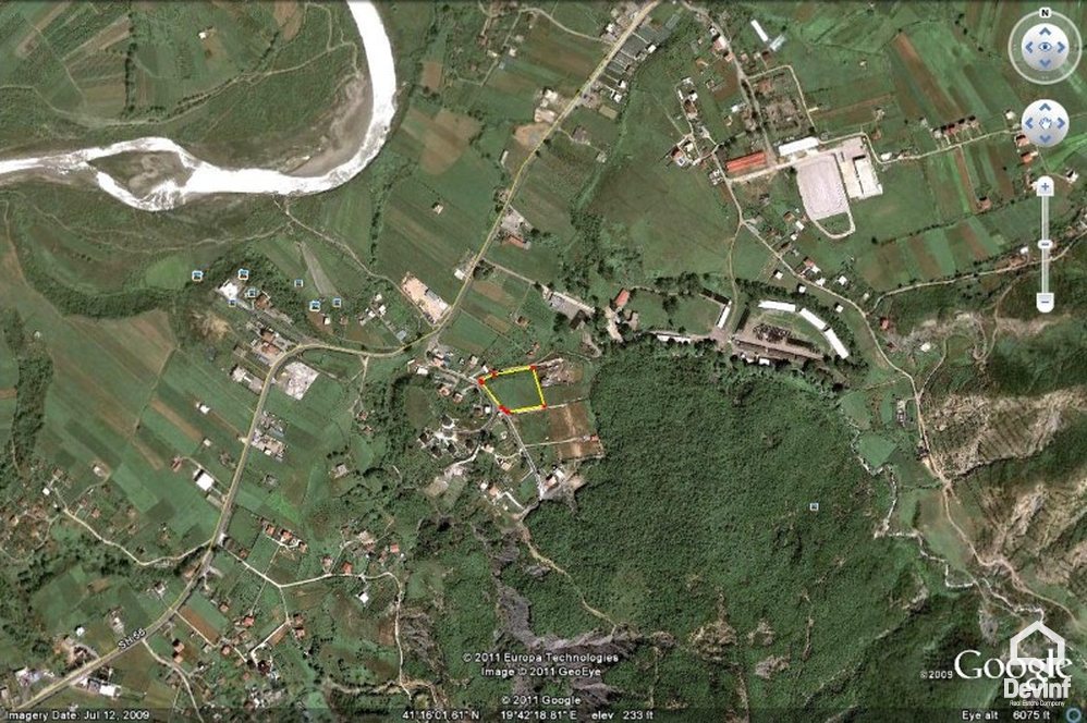Tirane For Sale Land  The land is positioned in Pez Helmes area, Tirana. Building Plot