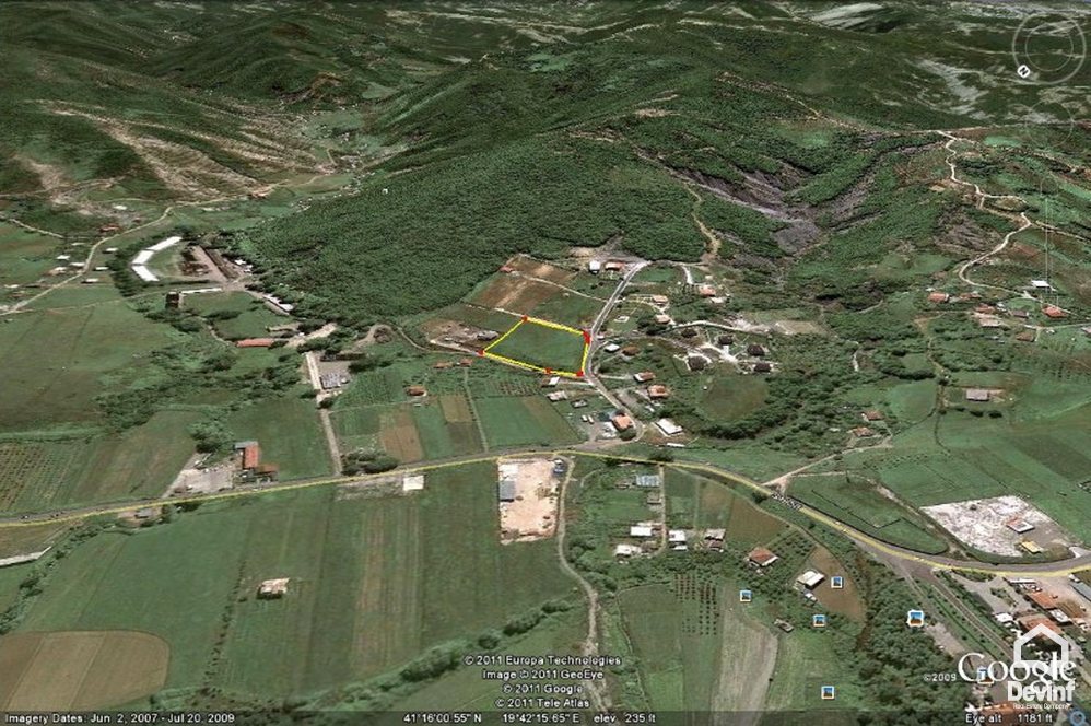 Tirane For Sale Land  The land is positioned in Pez Helmes area, Tirana. Building Plot