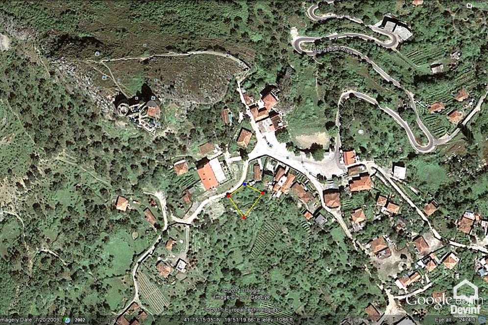 Tirane For Sale Land  The land is located near the Castle of Petrela Building Plot