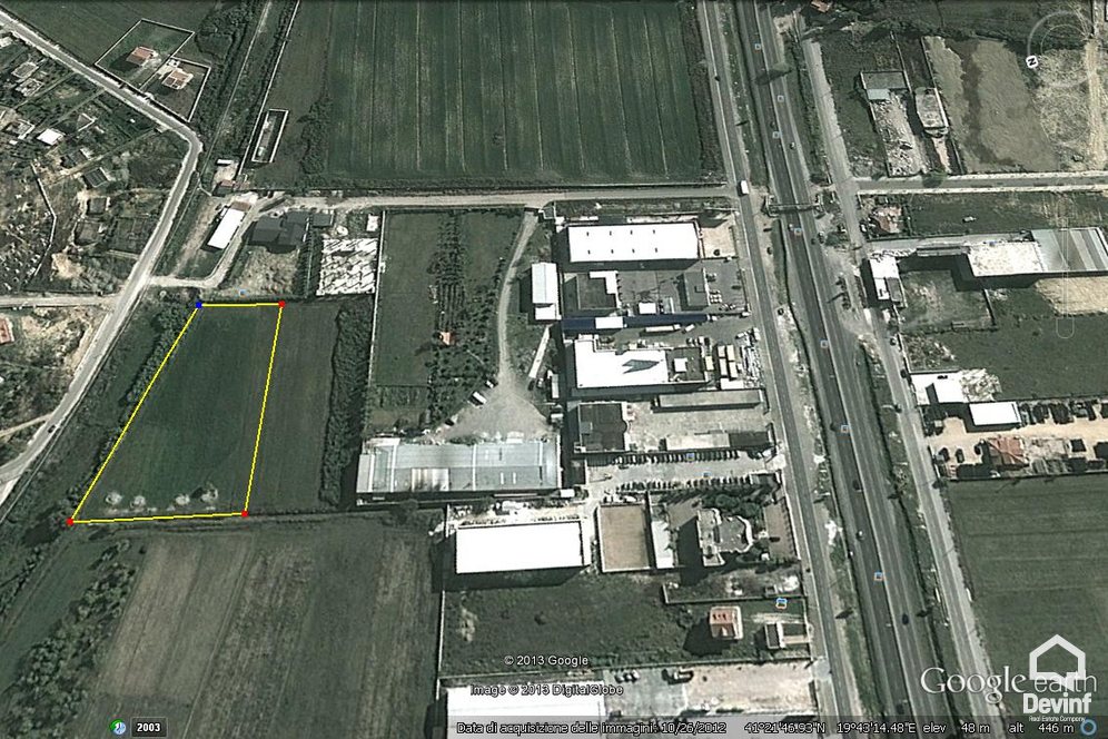 Tirane For Sale Land  Tirana-Durres Highway, near by the Mercedes Benz building, in the secondary road Industrial Land