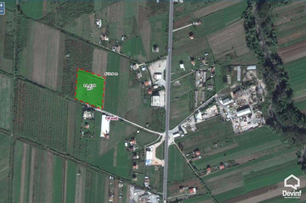 Tirane For Sale Land  The land is situated near the Mother Theresa Airport Industrial Land