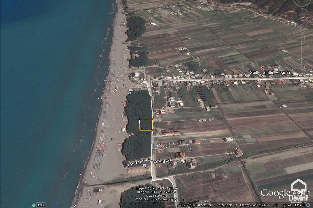 Durres For Sale Land  The land is located in Spille, in Durres coast Coast Land
