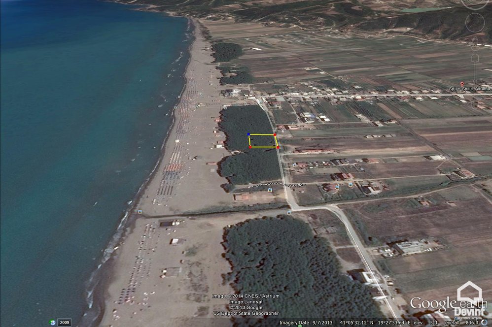 Durres For Sale Land  The land is located in Spille, in Durres coast Coast Land
