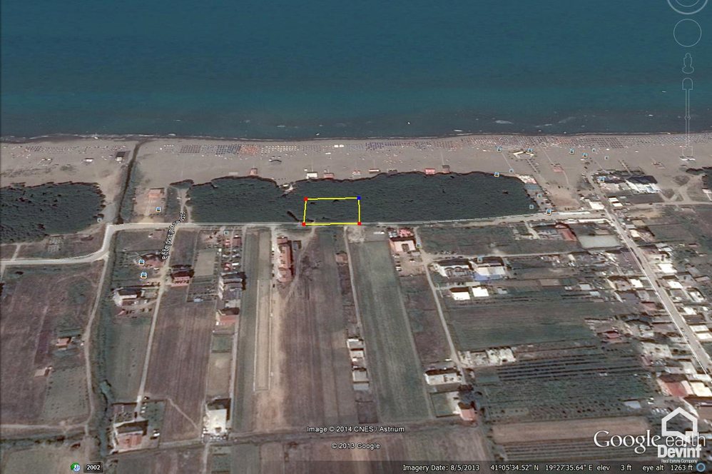 Durres For Sale Land  The land is located in Spille, in Durres coast Coast Land