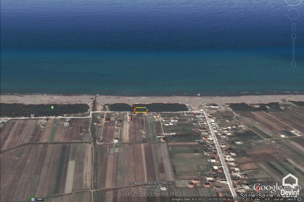 Durres For Sale Land  The land is located in Spille, in Durres coast Coast Land