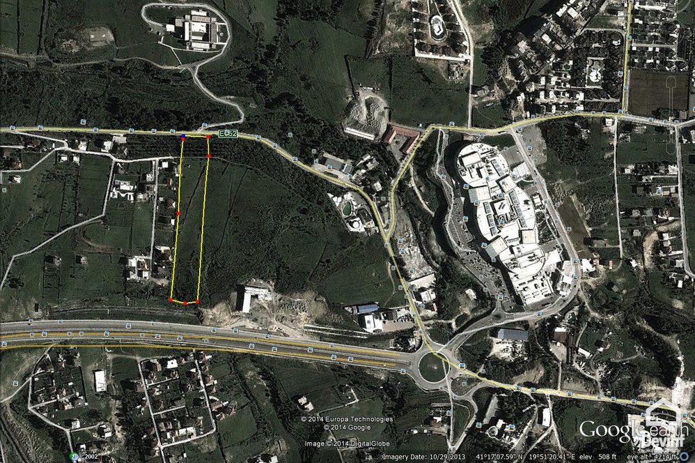 Tirane For Sale Land  Near the Commercial Center TEG Building Plot