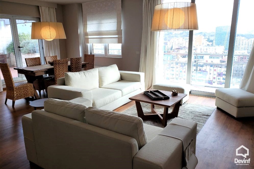 Me Qera Apartament 3+1+G Apartament ne zonen prane Piramides Tirane