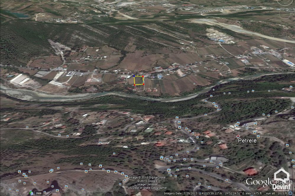 Tirane For Sale Land  The land is located in Mullet area, in Petrela Building Plot Industrial Land