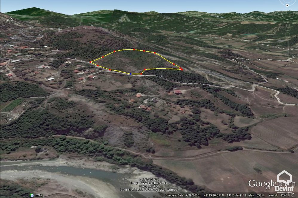 Tirane For Sale Land  The land is in Petrela area  Building Plot