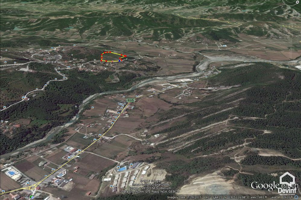 Tirane For Sale Land  The land is in Petrela area  Building Plot
