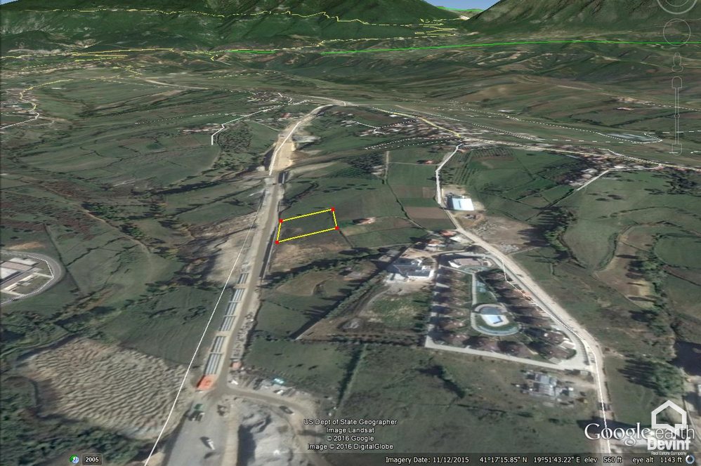 Tirane For Sale Land  The land is located near Tirana East Gate Center Building Plot