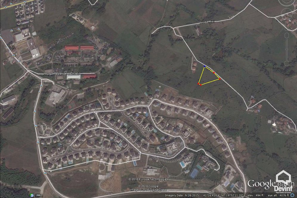 Tirane For Sale Land  The land is near Rolling Hills Residential Complex  Building Plot