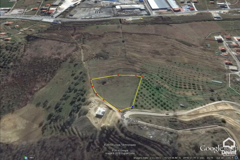 Tirane Shitje Toke  Zona e Prezes, prane Doganes se Tiranes toke industriale