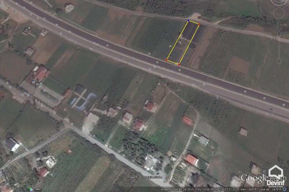 Tirane For Sale Land  Tirana-Elbasan Highway Industrial Land
