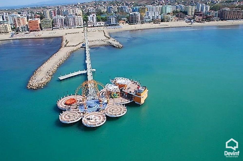 Durres For Sale Hotel  Pista Iliria, the second line of buildings on the beach bregdet turistike Hotel restorant