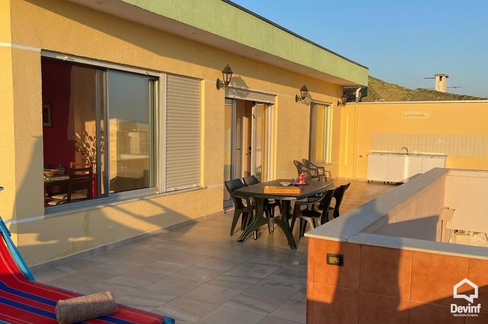 Durres For Sale Apartment 3+1 Attic Apartment on the Beach, Durres Apartment