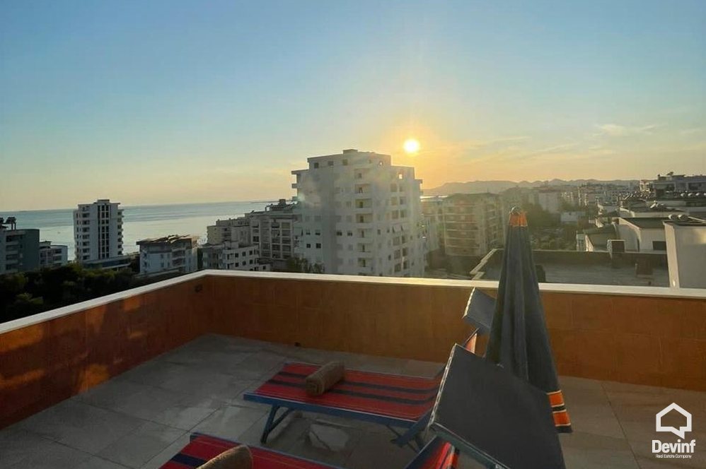 Durres For Sale Apartment 3+1 Attic Apartment on the Beach, Durres Apartment