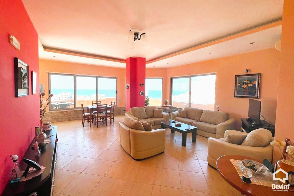 Durres For Sale Apartment 3+1 Attic Apartment on the Beach, Durres Apartment