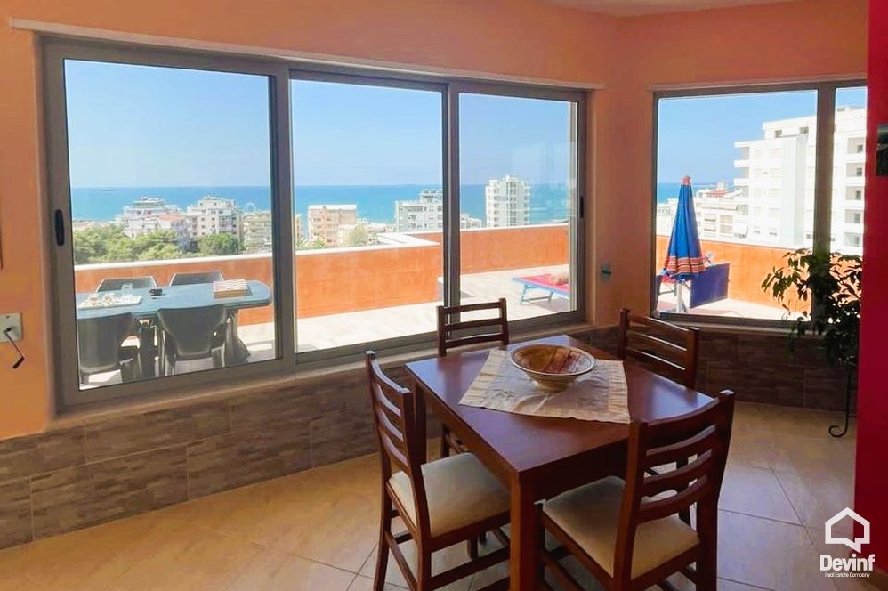 Durres For Sale Apartment 3+1 Attic Apartment on the Beach, Durres Apartment