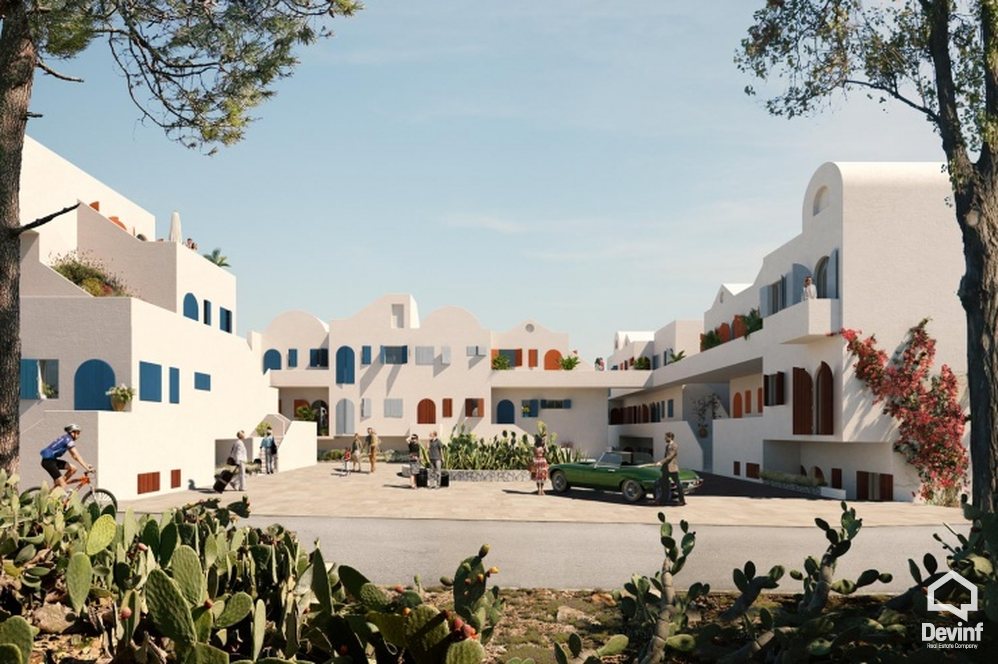 Vlore For Sale Apartment Garsoniere Santorini Residence, Drymades bregdet Residential Complex Bedsit turistike Booking/AirBnB