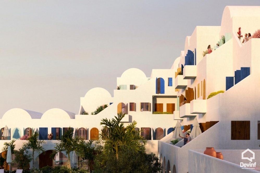 Vlore For Sale Apartment 1+1 Santorini Residence, Drymadhes Apartment bregdet Residential Complex turistike Booking/AirBnB
