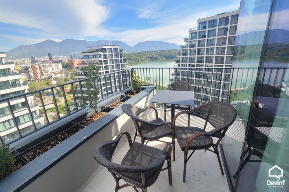 Tirane For Rent Apartment 1+1 Modern apartment located at Lake View Residence Apartment Residential Complex