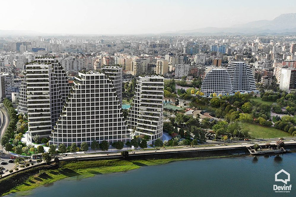 Tirane Shitje Apartament 2+1+A Lake View Residence apartament kompleks rezidencial